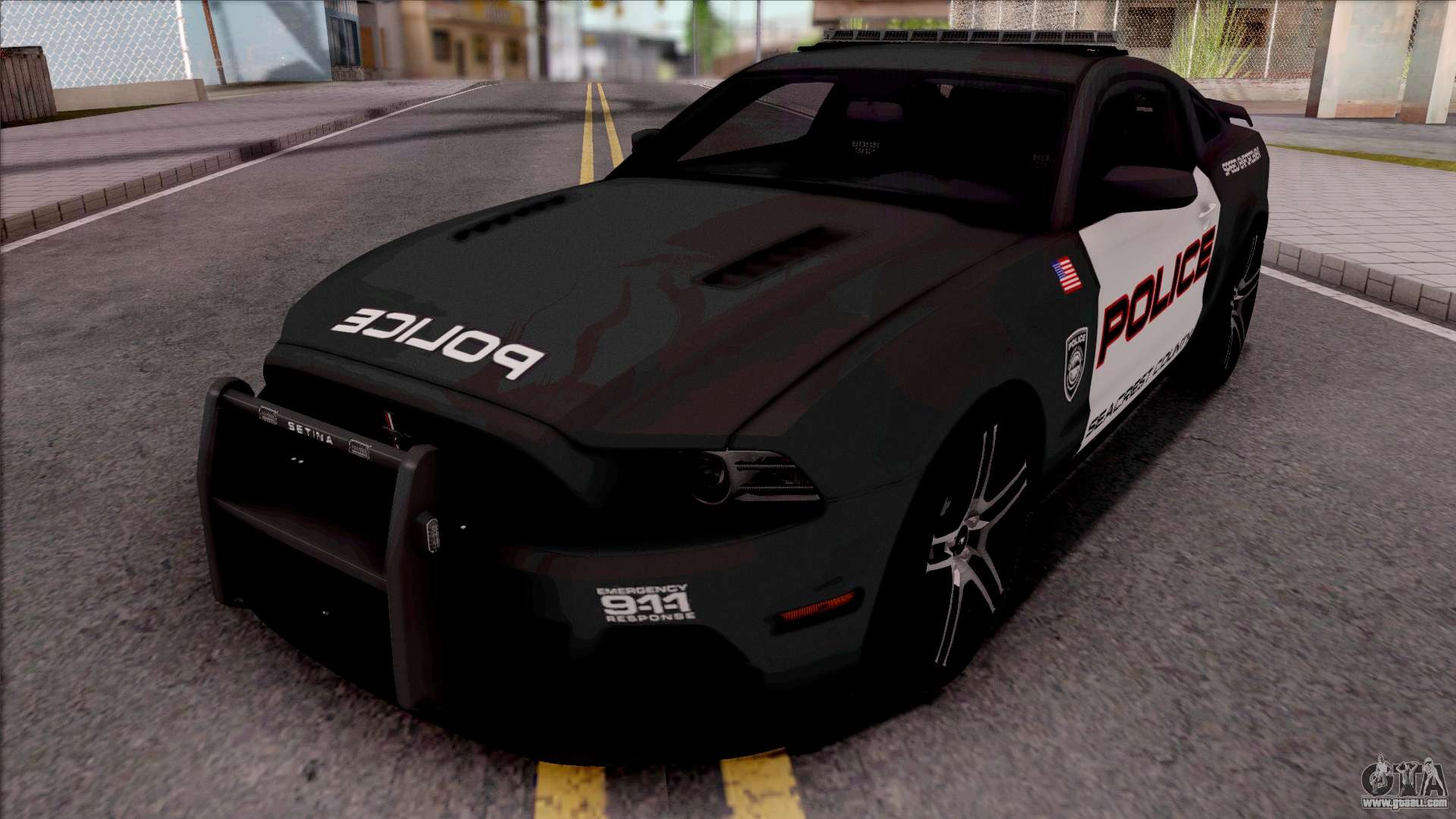 Ford Mustang Boss 302 2013 Police For Gta San Andreas