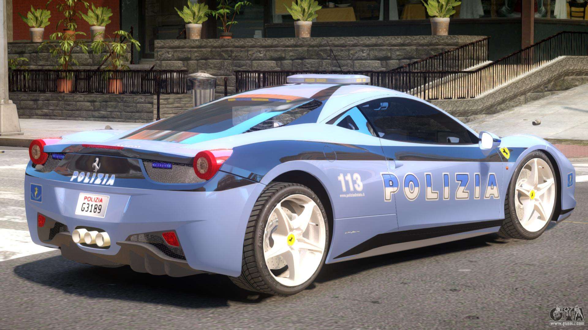 Ferrari 458 Police for GTA 4