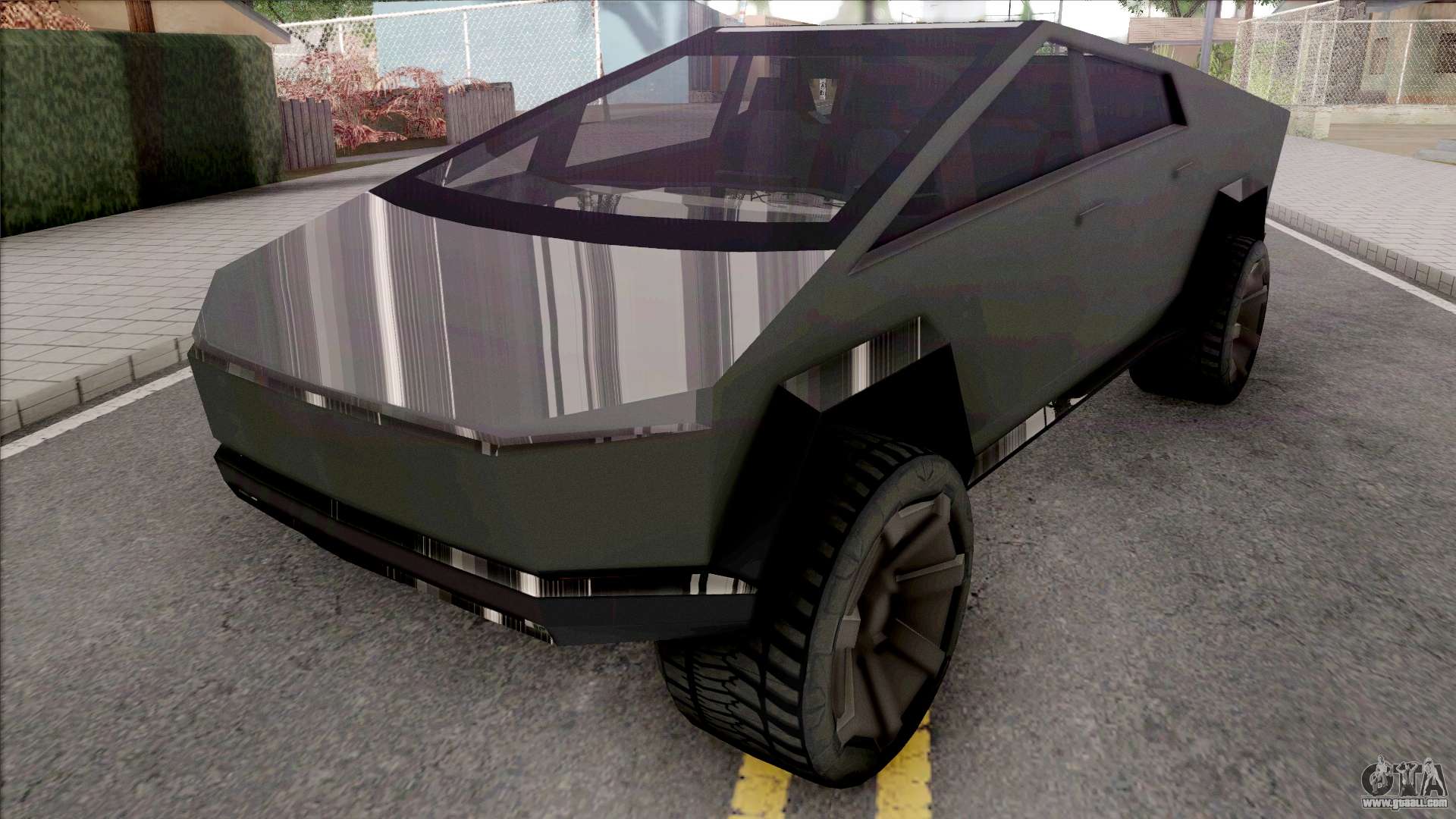 Tesla Cybertruck 2020 Low Poly for GTA San Andreas