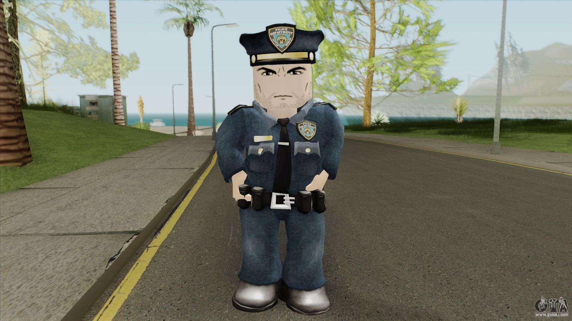 Roblox Police Department Officer For Gta San Andreas - robot cop roblox