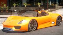 Porsche 918 Roadster for GTA 4