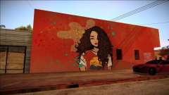 Graffiti a brunette for GTA San Andreas