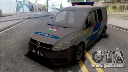 Volkswagen Caddy Magyar Rendorseg v2 for GTA San Andreas