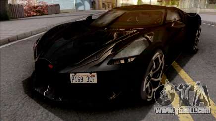 Bugatti La Voiture Noire 2019 Black for GTA San Andreas