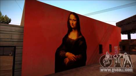 Mural Mona Lisa for GTA San Andreas