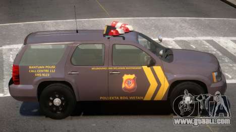 Chevrolet Tahoe Y12 Police for GTA 4