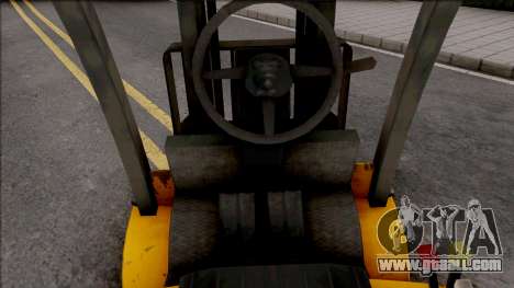 GTA V HVY Forklift SA Style for GTA San Andreas