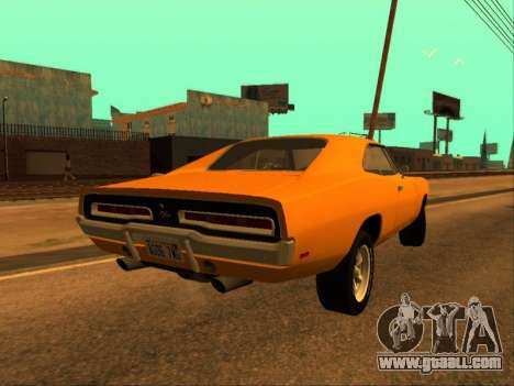 Dodge Charger RT 1969 Orange for GTA San Andreas