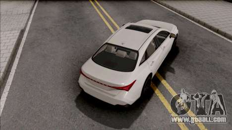 Toyota Avalon Hybrid 2020 White for GTA San Andreas