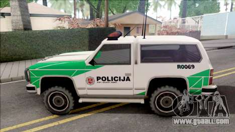 Lietuviska Police Ranger (Nauja) for GTA San Andreas