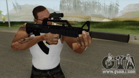 Bullpup Rifle (Two Upgrades V10) Old Gen GTA V for GTA San Andreas