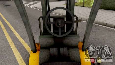 GTA V HVY Forklift IVF Style for GTA San Andreas