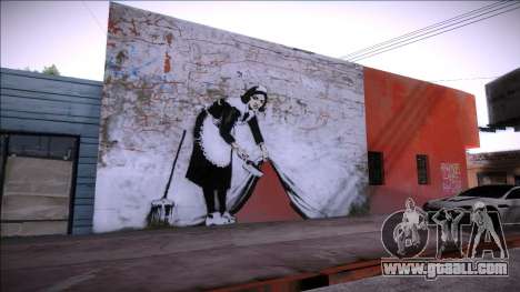 Graffiti by Banksy for GTA San Andreas