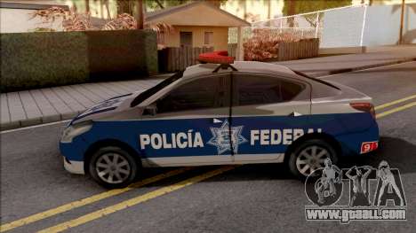 Nissan Versa 2019 Policia Federal Mexicana for GTA San Andreas