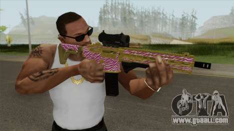 Carbine Rifle GTA V (Zebra Rosa) for GTA San Andreas