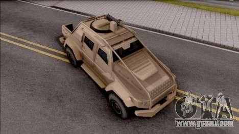 GTA V HVY Insurgent Pick-Up SA Style for GTA San Andreas
