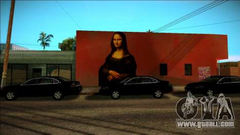 Mural Mona Lisa for GTA San Andreas