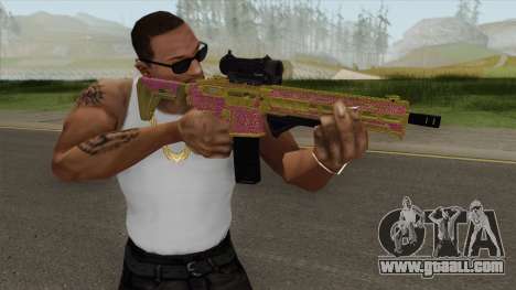 Carbine Rifle GTA V (Leopardo Rosa) for GTA San Andreas