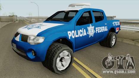 Mitsubishi L200 (De La Policia Federal Mexicana) for GTA San Andreas