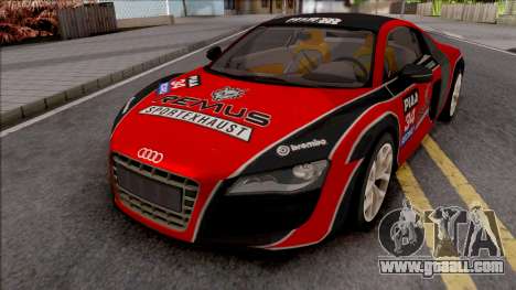Audi R8 4.2 FSI Quattro VehFuncs for GTA San Andreas