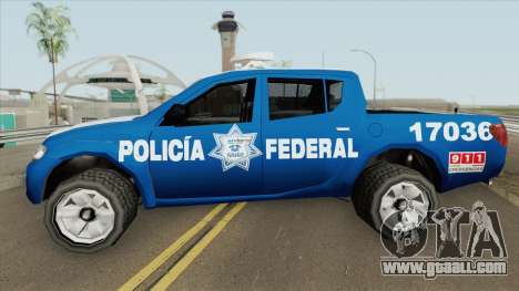 Mitsubishi L200 (De La Policia Federal Mexicana) for GTA San Andreas