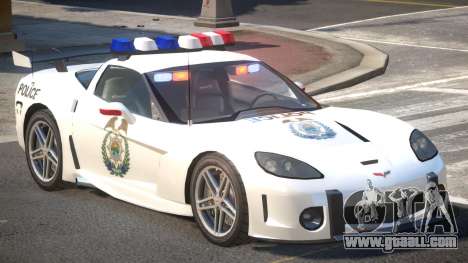 Chevrolet Corvette Police V1.1 for GTA 4