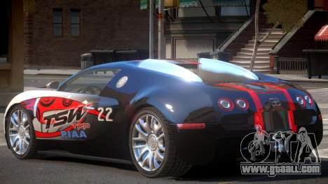 Bugatti Veyron S V1.1 PJ1 for GTA 4