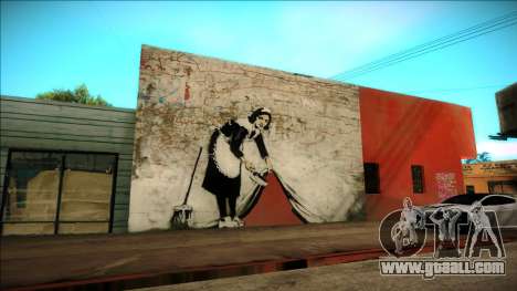 Graffiti by Banksy for GTA San Andreas