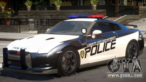 Nissan GTR Police for GTA 4