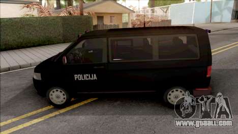 Volswagen Transporter T5 Policija for GTA San Andreas
