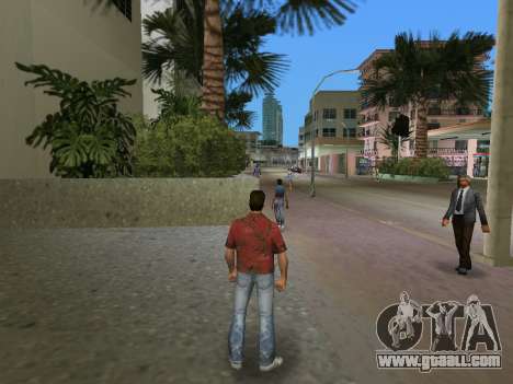 Quality red shirt for GTA Vice City