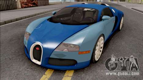 Bugatti Veyron Standart Interior for GTA San Andreas