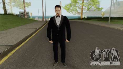 Tony Stark (Black Suit) for GTA San Andreas