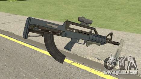 Bullpup Rifle (Two Upgrades V6) Old Gen GTA V for GTA San Andreas