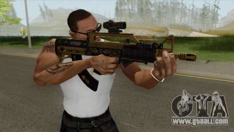 Bullpup Rifle (Three Upgrade V2) Main Tint GTA V for GTA San Andreas