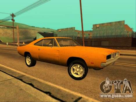 Dodge Charger RT 1969 Orange for GTA San Andreas