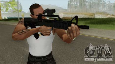 Bullpup Rifle (Scope V1) Old Gen Tint GTA V for GTA San Andreas