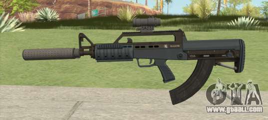 Bullpup Rifle (Two Upgrades V10) Old Gen GTA V for GTA San Andreas