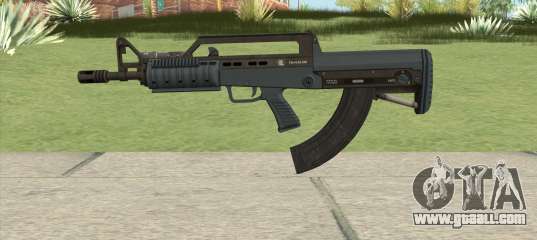 Bullpup Rifle (Flashlight) Old Gen Tint GTA V for GTA San Andreas