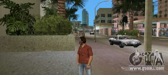 Quality red shirt for GTA Vice City