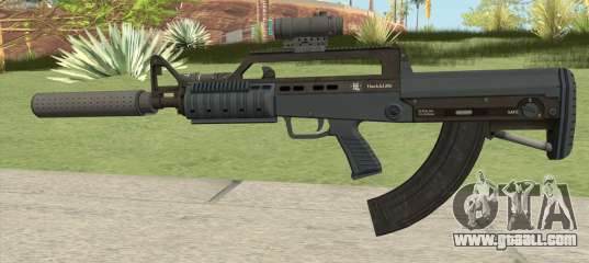 Bullpup Rifle (three Upgrades V6) Old Gen Gta V For Gta San Andreas