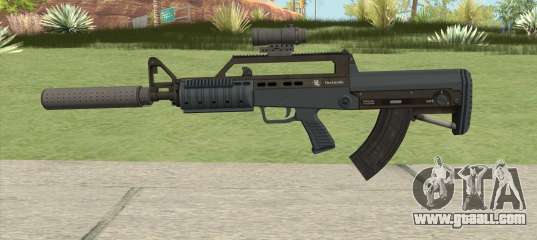 Bullpup Rifle (Two Upgrades V9) Old Gen GTA V for GTA San Andreas