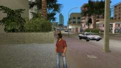 Quality red shirt for GTA Vice City