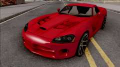 Dodge Viper SRT-10 Low Poly for GTA San Andreas