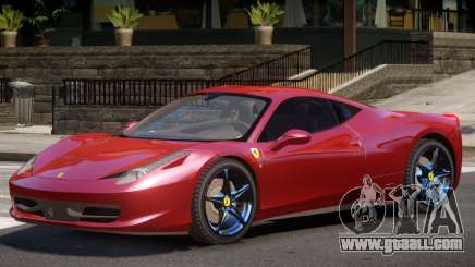 Ferrari 458 Italia V1.0 for GTA 4