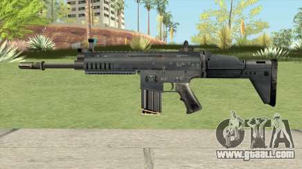SCAR-H Black (Soldier Front 2) for GTA San Andreas