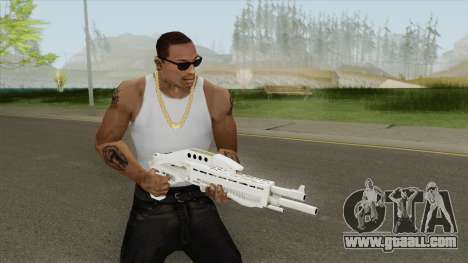 Combat Shotgun (White) for GTA San Andreas