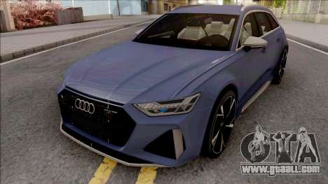 Audi RS6 C8 2020 for GTA San Andreas