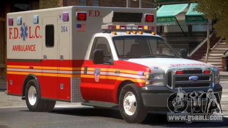 Ford F-350 Ambulance for GTA 4