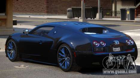 Bugatti Veyron 16.4 GT Black Edition for GTA 4